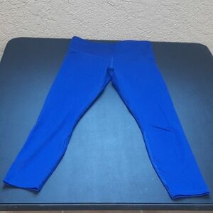 Fabletics Blue Leggings Athletic Stretchy Bottoms